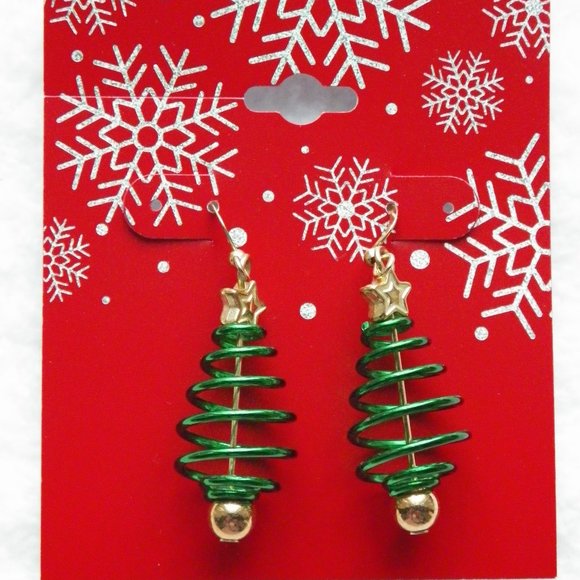 O Christmas Tree Drop Earrings By Erstwilder O Christmas Tree Drop Earrings By Erstwilder
